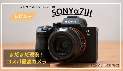【レビュー】SONY α7III 1年使用｜今でも使い続ける理由（作例あり）